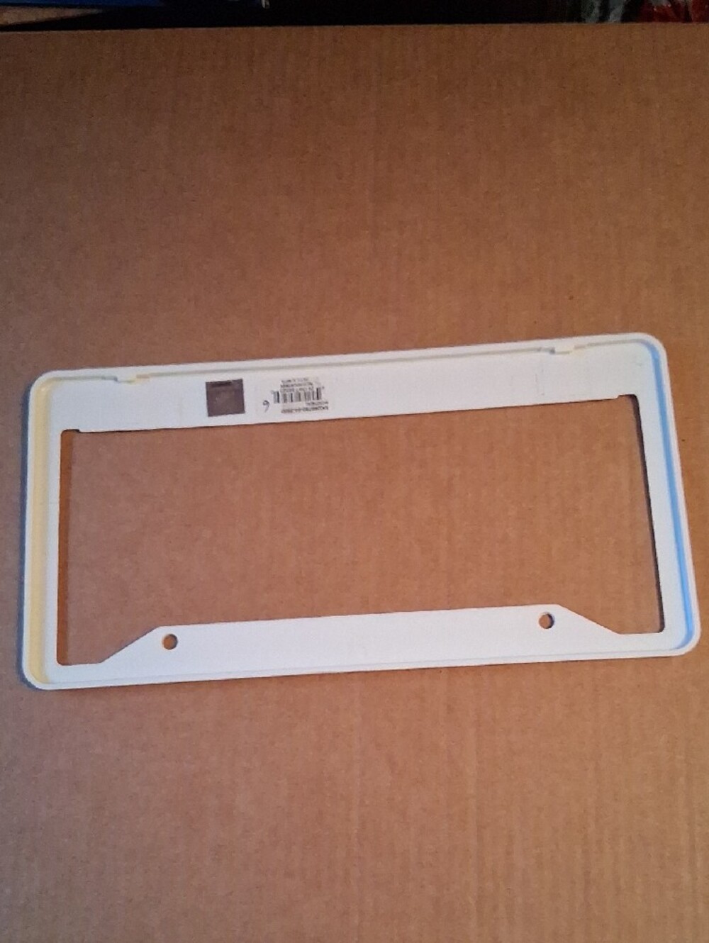 License Plate Frame - Blue/White - Picture 11 of 14